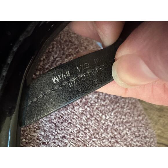 Tory Burch Miller Patent Leather Thong Sandals Black Sz 8.5 - Picture 15 of 15